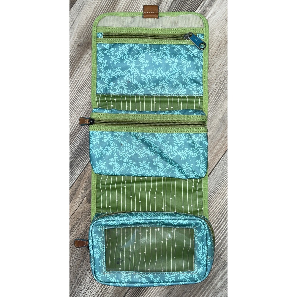 Fossil Trifold Travel Toiletry Bag Multicolor/Flower Pattern